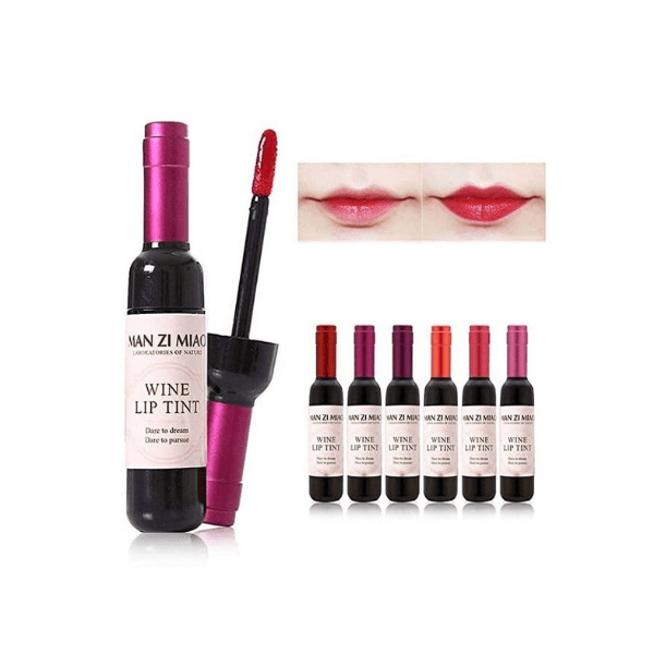 Laila wine Lip Tint Long Lasting and waterproof Bundle-6 Different Colors