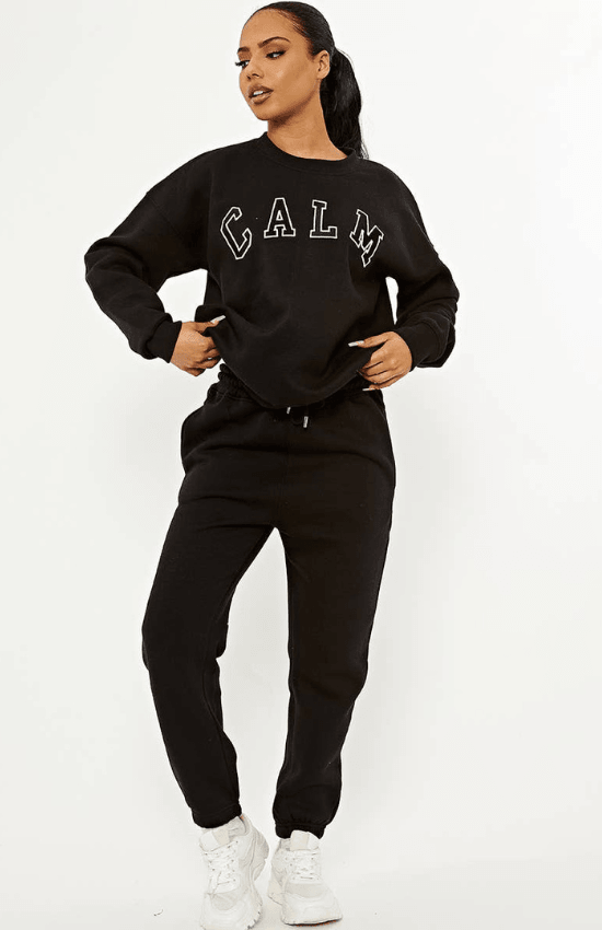 Janelle Calm Embroidered Fleece Set