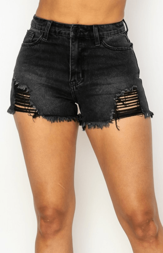 Sasha denim shorts for women