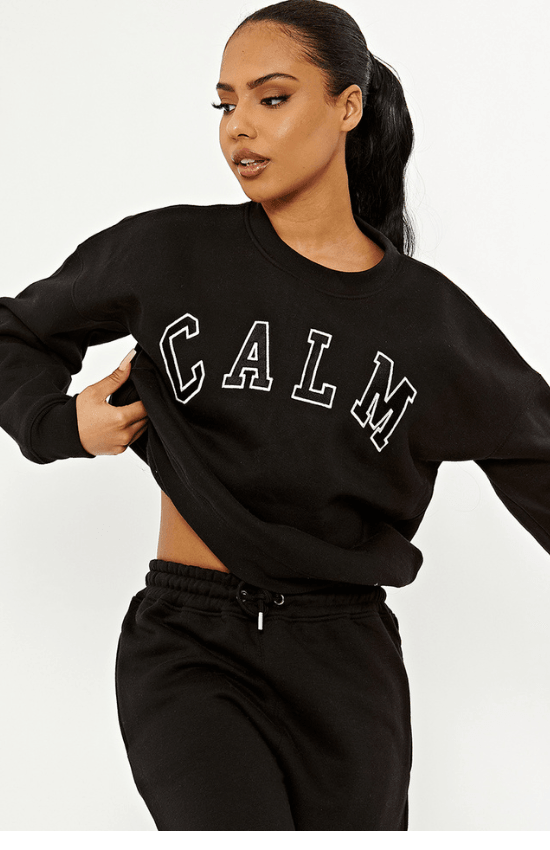 Janelle Calm Embroidered Fleece Set