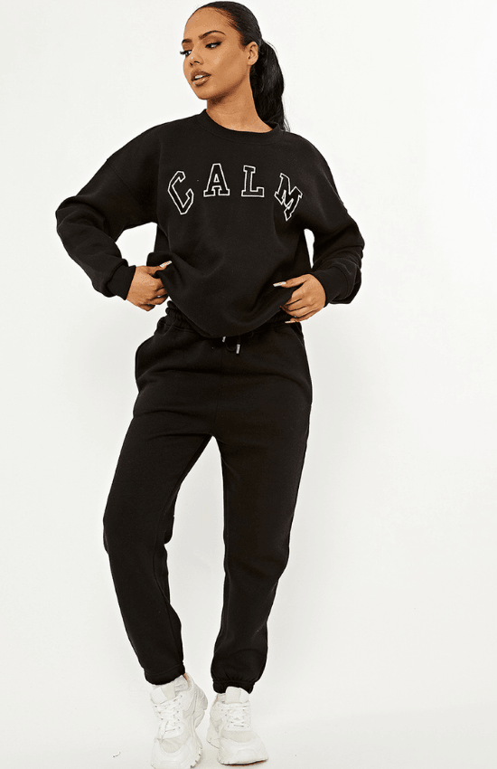 Janelle Calm Embroidered Fleece Set