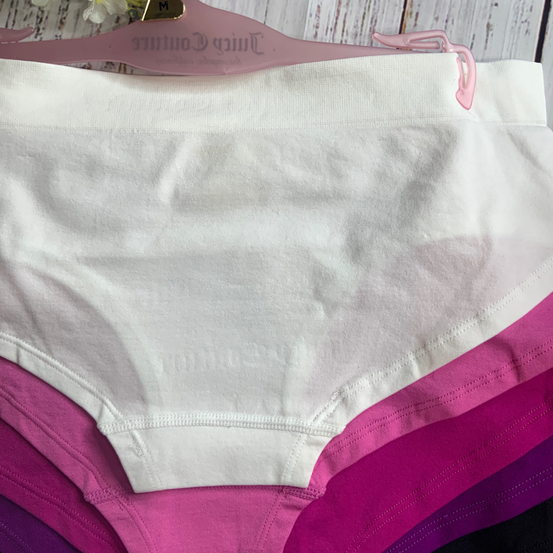 5 Pack Mix Color Intimates Juicy Couture panties