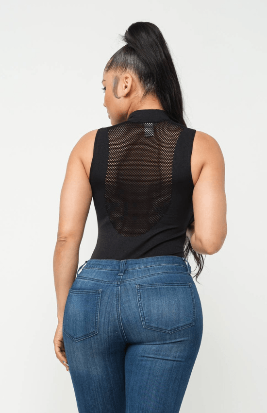 Julia All Over Fishnet women  Bodysuit