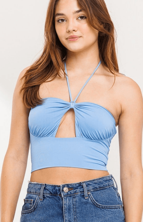 Kailyn Open Back Style Crop Top