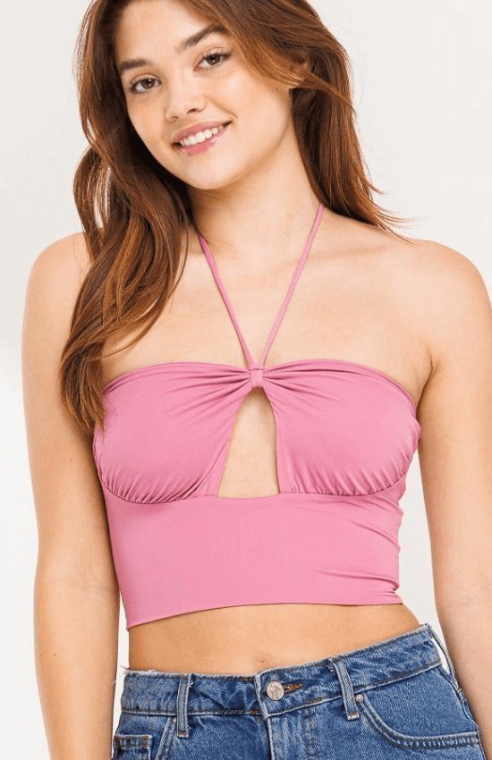 Kailyn Open Back Style Crop Top