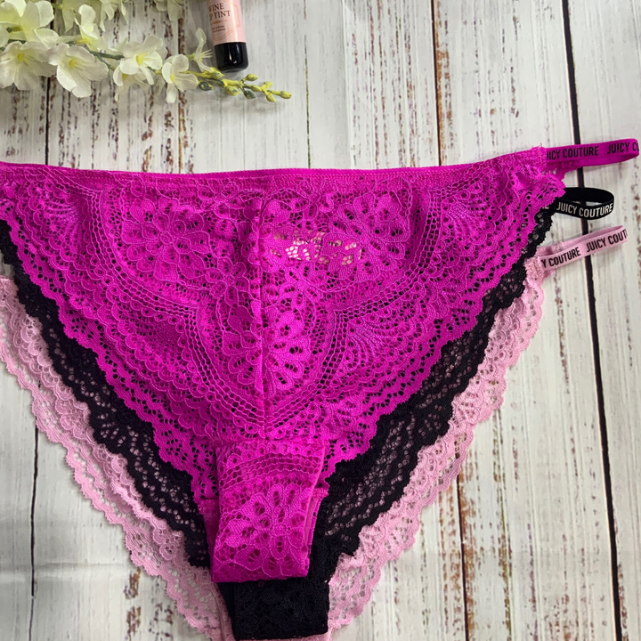 3 Pack Cheeky Mix Color Juicy Couture panties