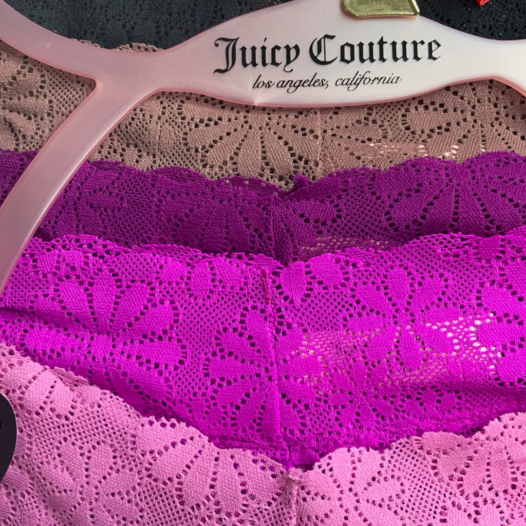 5 Pack Mix Color Juicy Couture Thongs