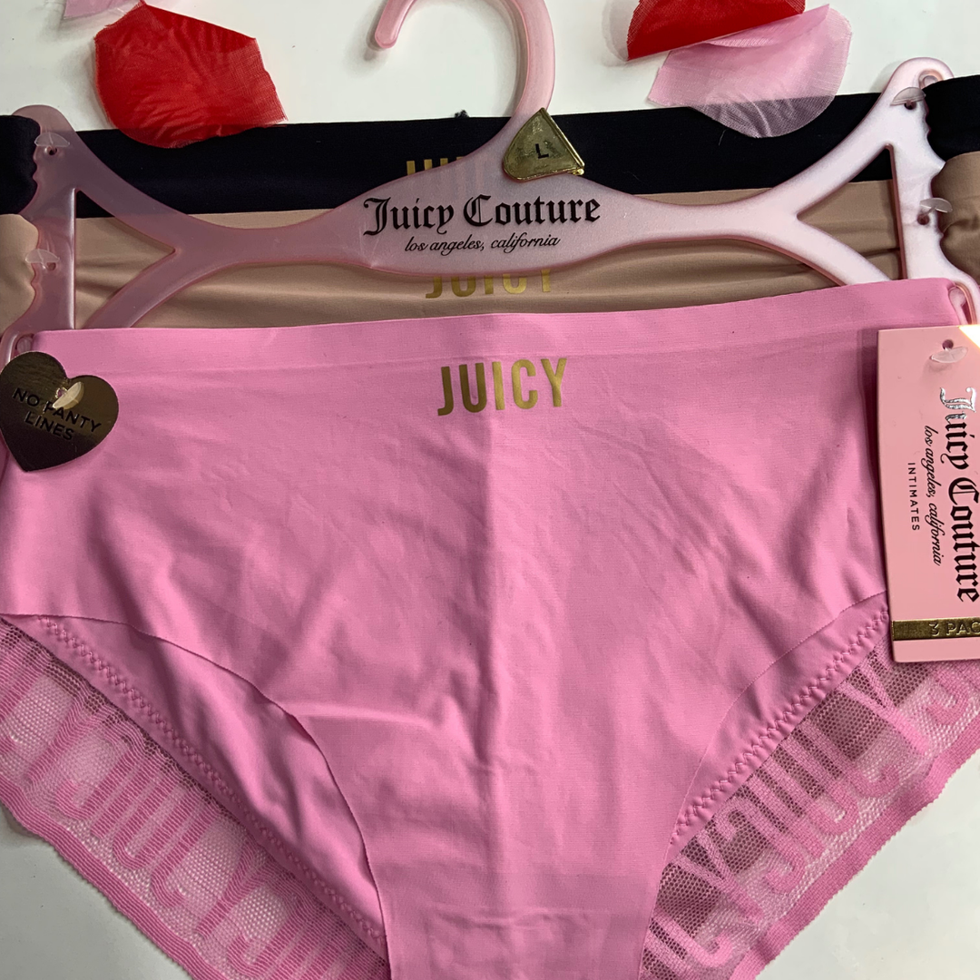 3 Pack Mix color Juicy Couture panties