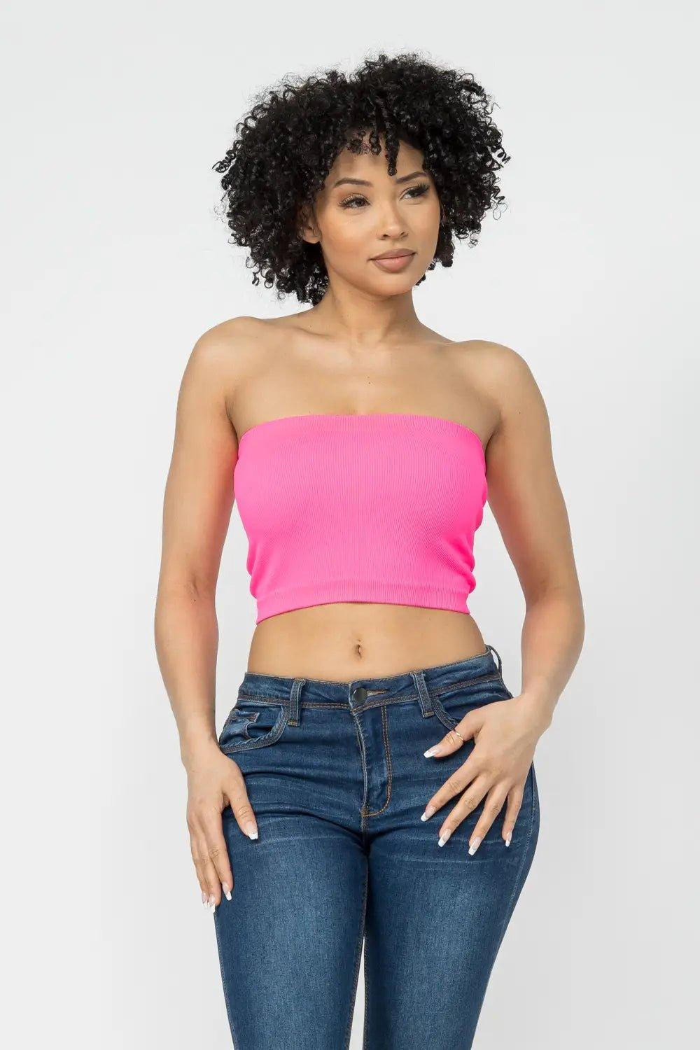 Julie Fits Everybody Bandeau Tube Tops - La Belle Gina Boutique