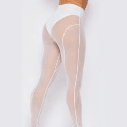 Liana mesh see through leggings - La Belle Gina Boutique