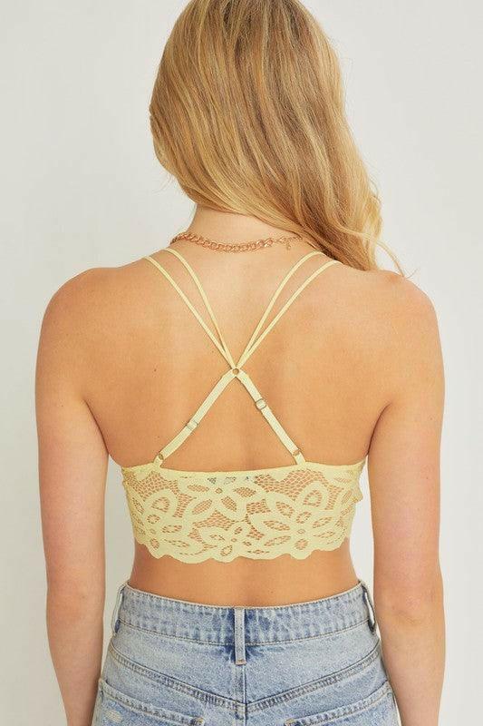 Lola lace bralette top - La Belle Gina Boutique