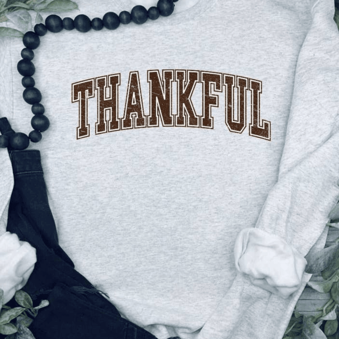 Lora Thankfull Sweatshirt - La Belle Gina Boutique