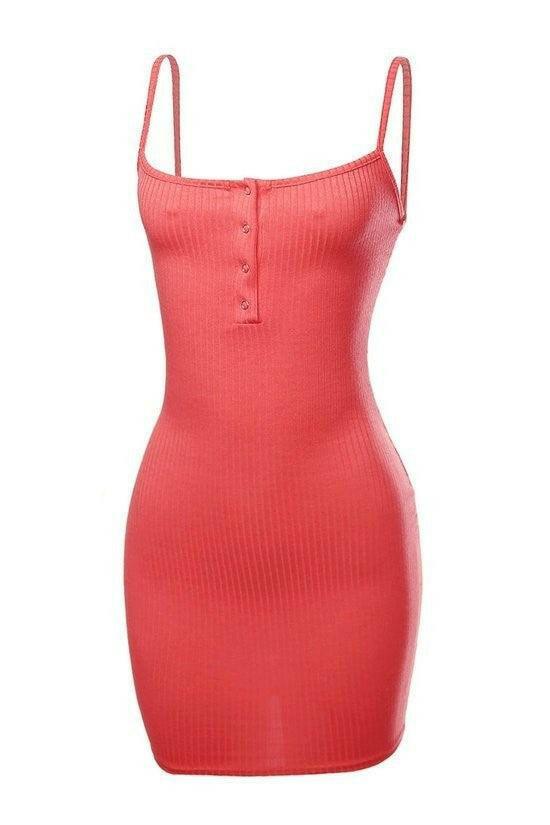 Rosie Button Front body on mini dress. - La Belle Gina Boutique