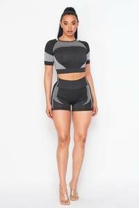 Sasha sporty shorts set - La Belle Gina Boutique