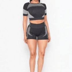 Sasha sporty shorts set - La Belle Gina Boutique