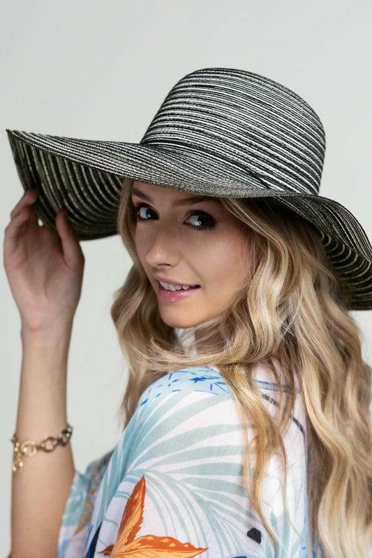 Stripe cinnamon roll Sun Hat - La Belle Gina Boutique